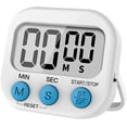 thumbnail image 1 of Temporizador de cocina, reloj de cuenta regresiva magnético Pantalla LCD grande Temporizador de cocina digital Alarma fuerte Soporte trasero Cuenta regresiva y cronómetro, 1 of 5