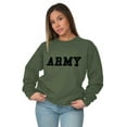 thumbnail image 3 of United States Army Military Unisex Plus Fleece Graphic Sweatshirt Brisco Brands 2X, 3 of 5