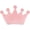 Pink, variant on Crown Shaped Throw Pillows, Fluffy Decorative Pillows Soft for Girls Boys in Toddler Kids Room Decoration (Pink)