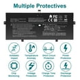 thumbnail image 6 of L15M4P21 L15C4P21 L15C4P22 Laptop Battery for Lenovo Yoga 910 Yoga 910-13IKB Yoga 5 Pro Yoga 910 910-13IKB 910-13IKB-80VF00BVHH 910-13IKB 80VF 5B10L22508, 6 of 9