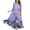 Purple, variant on WTOBBY Women Casual Loose Bohemian Floral Short Sleeve Long Maxi Summer Beach Swing Dress for Outdoor Activities and Relaxed Style,Black L