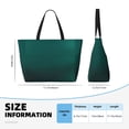 thumbnail image 4 of Disketp Dark teal green Bolsa de Playa de Gran Capacidad, Bolso Impermeable y a Prueba de Arena para Mujer, Ideal para Playa, Piscina y Natación, 4 of 7