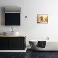 thumbnail image 3 of Stupell Industries Meerkat & Floral Bath Animals & Insects Painting Gray Framed Art Print Wall Art, 20 x 16, 3 of 9