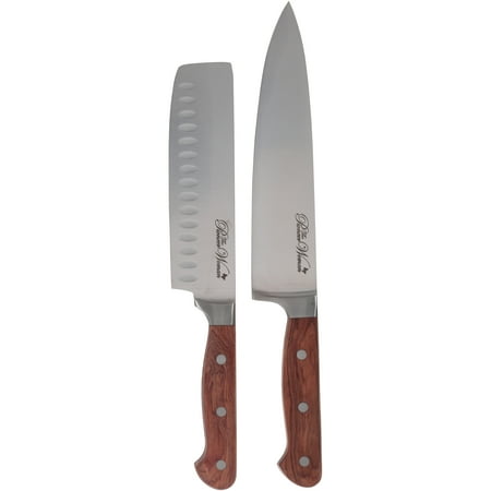 The Pioneer Woman Cowboy Rustic 8" Chef Knife & 6" Nakiri Knife 2 pc Variety Pack