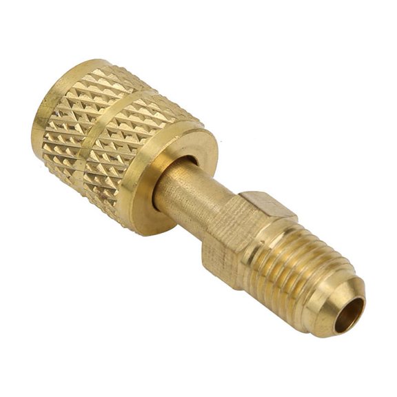 Kitchen Tools Brass Adapter, 1/4" Male To 5/16" Female R410 Brass Adapter for R410 Mini Split Air Conditioner for Hvac And Cooling Services