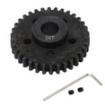thumbnail image 2 of RC Motor Gear Replacement, Black RC Motor Gear Steel 34T  For 1/8 RC Cars, 2 of 8