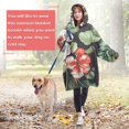 thumbnail image 4 of Wearable Oversized Blanket,Pioneer Flower Floral Print Pattern Wearable Blanket Hoodie for Adults,Cozy Hooded Blankets with Super Pockets,Super Warm Fuzzy Pullover for Women & Men, 4 of 6