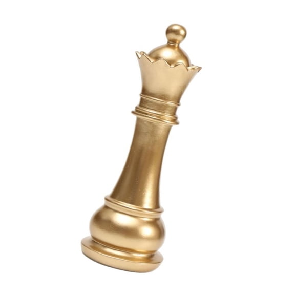 Zeiwohndc Chess Statue Collectible Figurines Chess Queen Knight Sculpture Home Decors