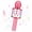 Pink, variant on Swfoer Wireless Bluetooth Karaoke Microphone 4-in-1, 5W Handheld Mic Speaker with LED, Echo, Voice Effects, TF/USB Player, for Kids Adults Party Gift, Blue