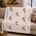 thumbnail image 5 of Ouuluon Flannel Throw Blanket, 59x39 inch Soft Decorative Cover for Couch and Living Space, 5 of 6