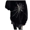 thumbnail image 2 of DPTALR Femmes Automne Gothique Foncé Ample Imprimé Décontracté Manches Longues Hauts Manteau à Capuche, 2 of 6