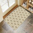 thumbnail image 4 of Elegant Indoor Door Mat 30x17 Inch Non-Slip, Highly Absorbent & Resist Dirt Geometry Grey Design Effortless Cleaning, 4 of 6