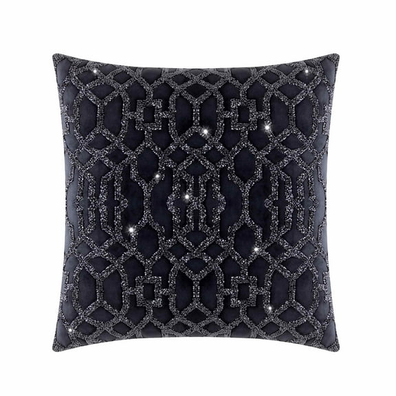 Lattice Pillow - 20x20 - Black