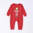 thumbnail image 2 of Bjutir Christmas Family Pajamas Matching Sets Kids Christmas Pajamas Printed Long Sleeve Winter Sleepwear,Red,Size 3-6 Months, 2 of 8