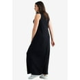thumbnail image 3 of ellos Women's Plus Size Sleeveless Knit Maxi Dress - 22/24, Burnt Olive, 3 of 7