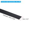 thumbnail image 2 of Uxcell Wicker Repair Kit, 30m/98ft PE Rattan Replacement Repair DIY Set for Wicker Fixing Furniture Patio Furniture Repair Black, 2 of 6