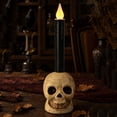 thumbnail image 6 of Tuvgenk Night Lights LED Lamp Skeleton Plastic Halloween Decor Gifts Multicolor Fall Bedside Touch Lamp for Halloween, Front Porch, Patio, Yard, 6 of 8