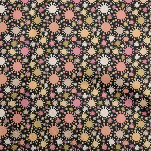 oneOone Polyester Spandex Gamboge Yellow Fabric Medical Sewing Fabric By The Yard Printed Diy Clothing Sewing Supplies 56 Inch Wide