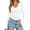 White, variant on PRETTYGARDEN Womens Long Sleeve Ribbed V Neck Knit Shirts | Soft Stretch Slim Fitted Lightweight Basic Tees, Y2K Going Out Tops, Fall Fashion Everyday Wear, Winter Layering Clothes