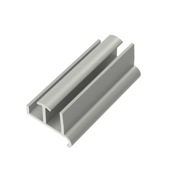 Sliding Shower Door Bottom Guide for Glass Sliding Doors 3" x 1-3/8"
