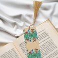 thumbnail image 6 of Kdxio Colorful Plants And Insects Print Metal Tassel Bookmarks,Perfect Gift for Art Lovers and Bookworms Metal Bookmarks for Women, 6 of 8
