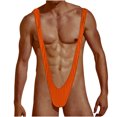 thumbnail image 1 of Honeeladyy Men Casual Solid Breathable Comfortable Underwear Men's Fashion Pullover Attractive Underwear Bib Overalls, 1 of 4