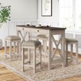 thumbnail image 3 of Miekor Furniture Console Table w/4 Stools 95099, 3 of 5