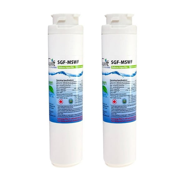 Swift Green Filters Replacement for GE MSWF Refrigerators Water Filters(Pack of 2)