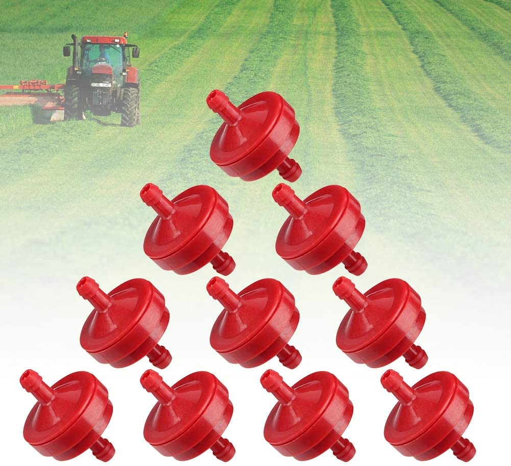10Pcs Fuel Filter Gas Filter Filter Lawn Mower Spare Parts For 298090