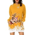 thumbnail image 1 of WILLBEST Sudadera Deportiva para Mujer Sudadera Larga con Capucha, Estilo Casual, con Estampado de Ciervos Navideños, Ideal para Otoño E Invierno X-Grande, 1 of 5