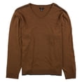 thumbnail image 1 of Alfani Mens V Neck Knit Sweater, Brown, XX-Large, 1 of 1