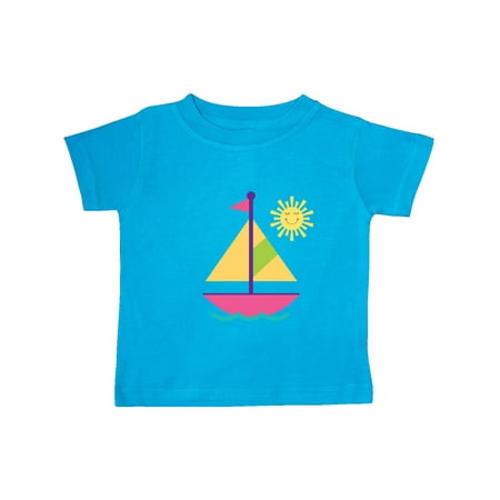 

Inktastic Sailing Nautical Sailboat Girls Gift Baby Girl T-Shirt
