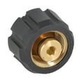 thumbnail image 2 of M22 to 1/4 Inch Pressure Washer Adapter, High Pressure Lance Hose Connector, Female Thread Coupling for Pressure Washers, Max 400 Bar, 150°C Temperature Resistant, Plastic Construction, 2 of 12