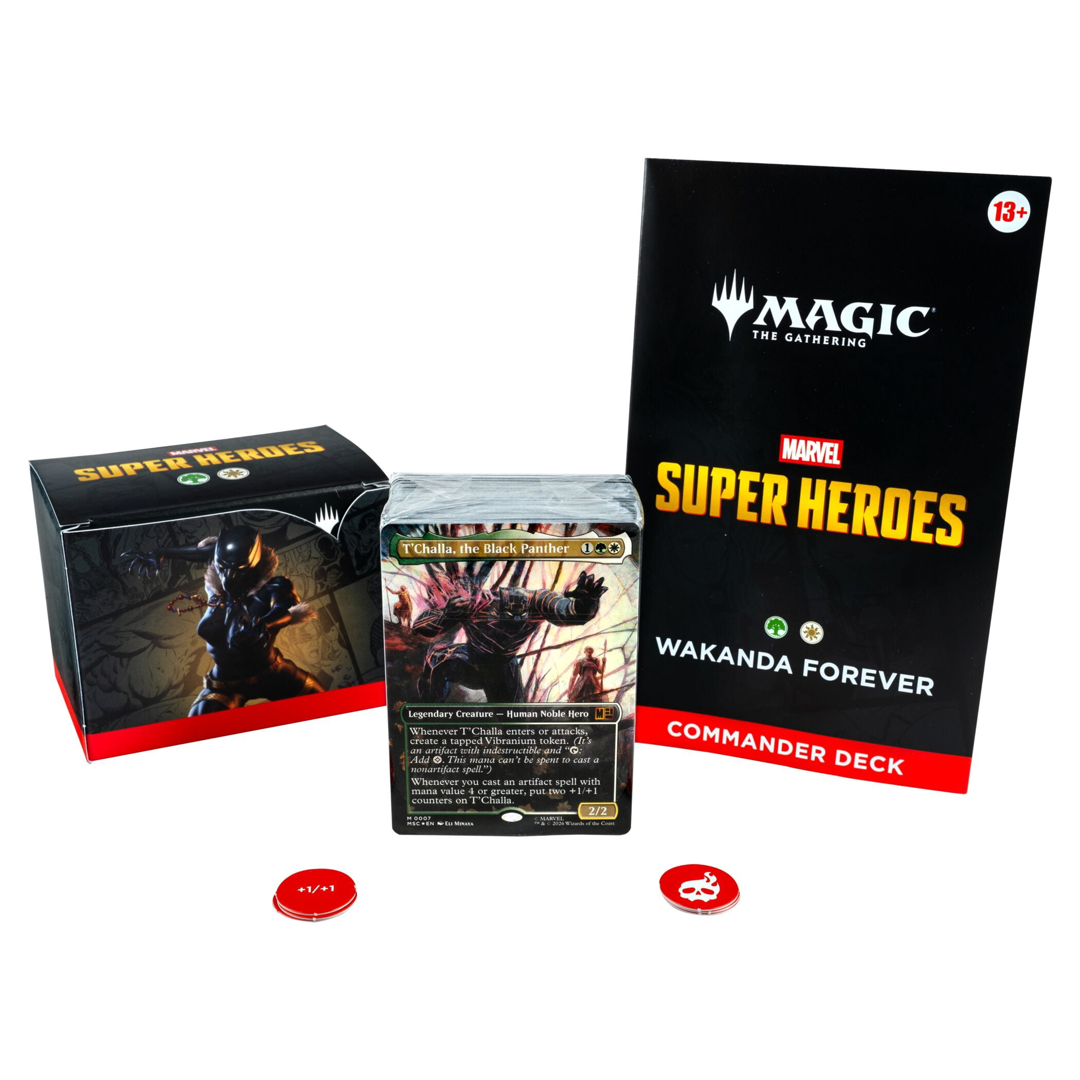 Magic: The Gathering Trading Card Games Marvel Super Heroes Commander Deck Wakanda Forever