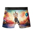thumbnail image 2 of Hello 2025 Yorkshire Terrier Celebrates Happy New Year Firework Balloon All Over Print Boxer Briefs Underwear for Men Dad Yorkie Dog Lover Gifts - 02024, 2 of 6