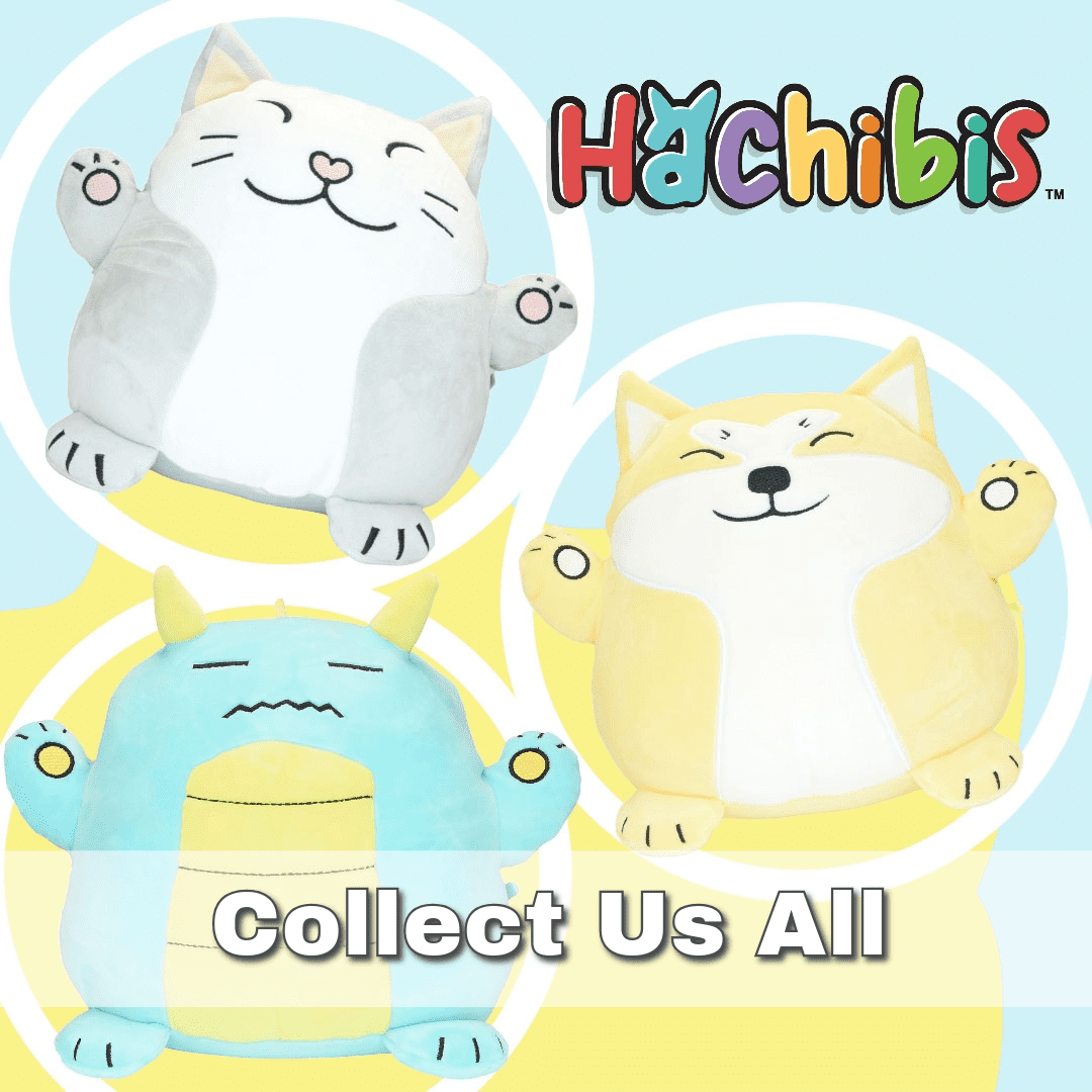 10-Pack Bulk Stuffed Animals – 8-inch Round, Soft, Squishy Hachi Dog, Neko Cat, and Dargon Dragon Pillow Toys for Kids – Perfect Gifts, Parties, Prizes and Playtime