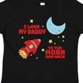 thumbnail image 4 of Inktastic I Love My Daddy to the Moon and Back Boys or Girls Toddler T-Shirt, 4 of 5