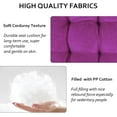 thumbnail image 7 of Square Seat Cushion for Kitchen Dining Chairs, Soft & Comfortable 15.5" x 15.5" Chair Pads, 6 Packs, Purple, 7 of 7