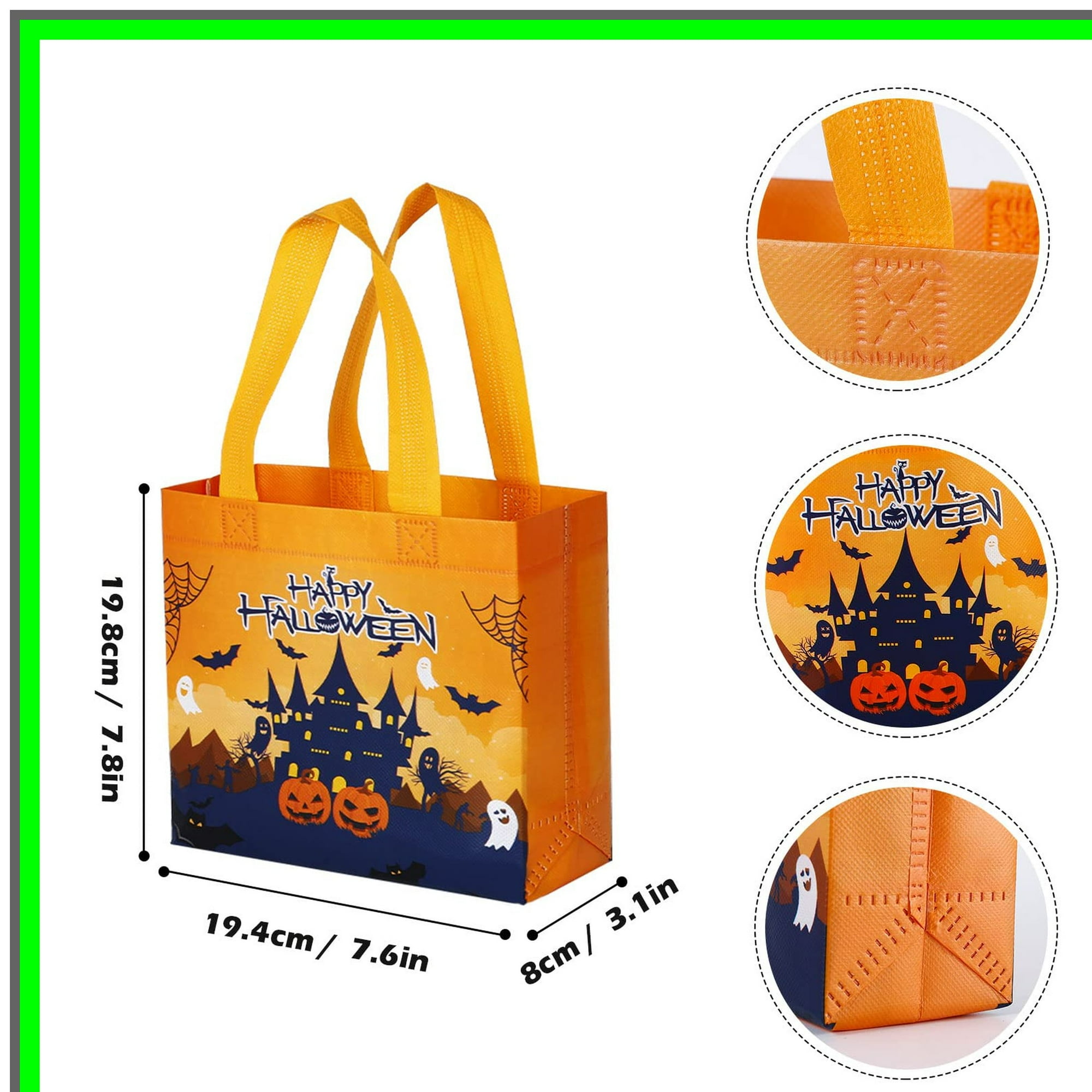 Eco Friendly Trick or Treat Bags 16 Reusable Party Bags for Kids with Handles Perfect for Halloween Treats Gifts and Sweet Surprises at Any Celebration Walmart