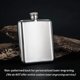 thumbnail image 3 of flasque Avec Entonnoir, Toutes Les 304 De Qualit Alimentaire Incurve En Acier Inoxydable Pocket Flasque Pour Liqueur - Livr Dans Une Bote Cadeau,, 3 of 5
