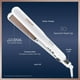 thumbnail image 4 of Plancha de pelo Flat Iron Conair de doble cerámica de 1 1/4 pulgadas, 4 of 7