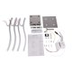 thumbnail image 2 of Lámpara De Techo Led Moderna De 24 W, Lámpara De Montaje En Techo De Cuatro Luces De Aluminio, Lámparas Colgantes Onduladas Decorativas, Luz Cálida Para Dormitorio, Sala De Estar, Cocina, Cafetería Advancent HA026744-01, 2 of 6