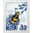 thumbnail image 1 of Talent, Kelley 25x32 White Modern Wood Framed Museum Art Print Titled - Bumble Bee Garden, 1 of 4