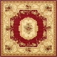 thumbnail image 1 of Unique Loom Versailles Medallion Motif Rug 10' x 10' Square Burgundy/Ivory, 1 of 1