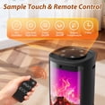 thumbnail image 5 of LifePlus Portable Tower Electric Indoor Fireplace Heater with 3D Realistic Flame, 70° Oscillation for Bedroom, Living Room, Homeowners & Office Workers, 5 of 11