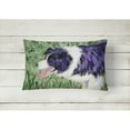 thumbnail image 2 of Dog Portrait/Landscape Painting Fabric Decorative Pillow, 2 of 3