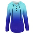 thumbnail image 6 of shqvo Hoodie for Women Tie Dye Sweatshirt Button Down Tops Casual Long Sleeve Oversize Pullover Sweater Shirt Hoodies with Pockets Fall Winter Fashion Hooded Jackets, 6 of 7