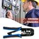 thumbnail image 1 of Engarzadora De Cables Alicates pelacables de trinquete RJ11 RJ45 para 6P/8P, 1 of 4