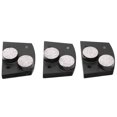 thumbnail image 3 of 3 piezas de almohadillas de pulido de diamante negras de grano 16# con 2 dientes cilíndricos para lijar y pulir hormigón, 3 of 9