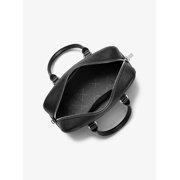 Michael Kors Thompson Medium Pebbled Leather Satchel - Black